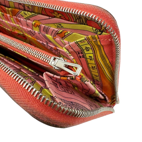 HERMÈS Azap Long Silk in Epson Rose Jaipur Q Stamp - Picture 4 of 13